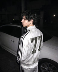 Vintage New Zip-Up Number Track Jacket