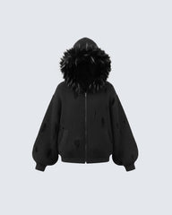 KIIKIO Destroyed Knitted Sweater Plush Coat
