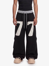 Double-Waisted Ruched Sweatpants