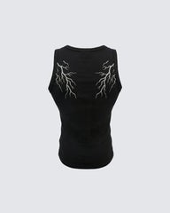 LIGHTNING Series | Street Style Ribbed Tank Top