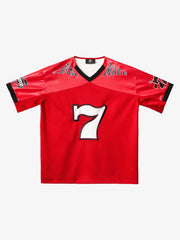 Original "SUPER 7" V-Neck Jersey T-SHIRT