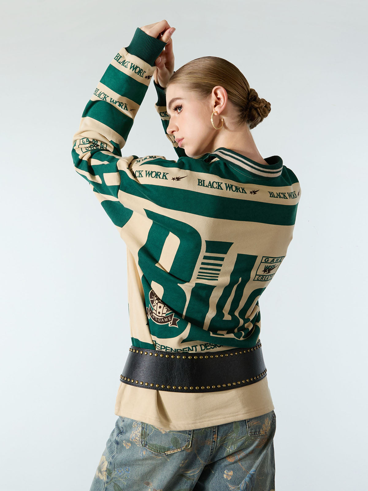 Retro Typography Polo Tee