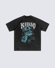 Vintage Washed Skull Graphic T-Shirt