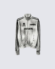 Vintage New Zip-Up Number Track Jacket