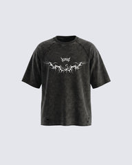 Vintage Bleach Washed Tribal Wing T-shirt