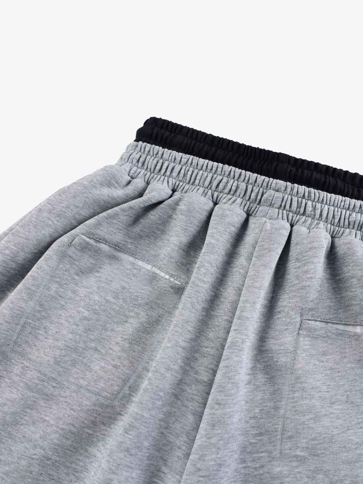 Double-Waisted Ruched Sweatpants