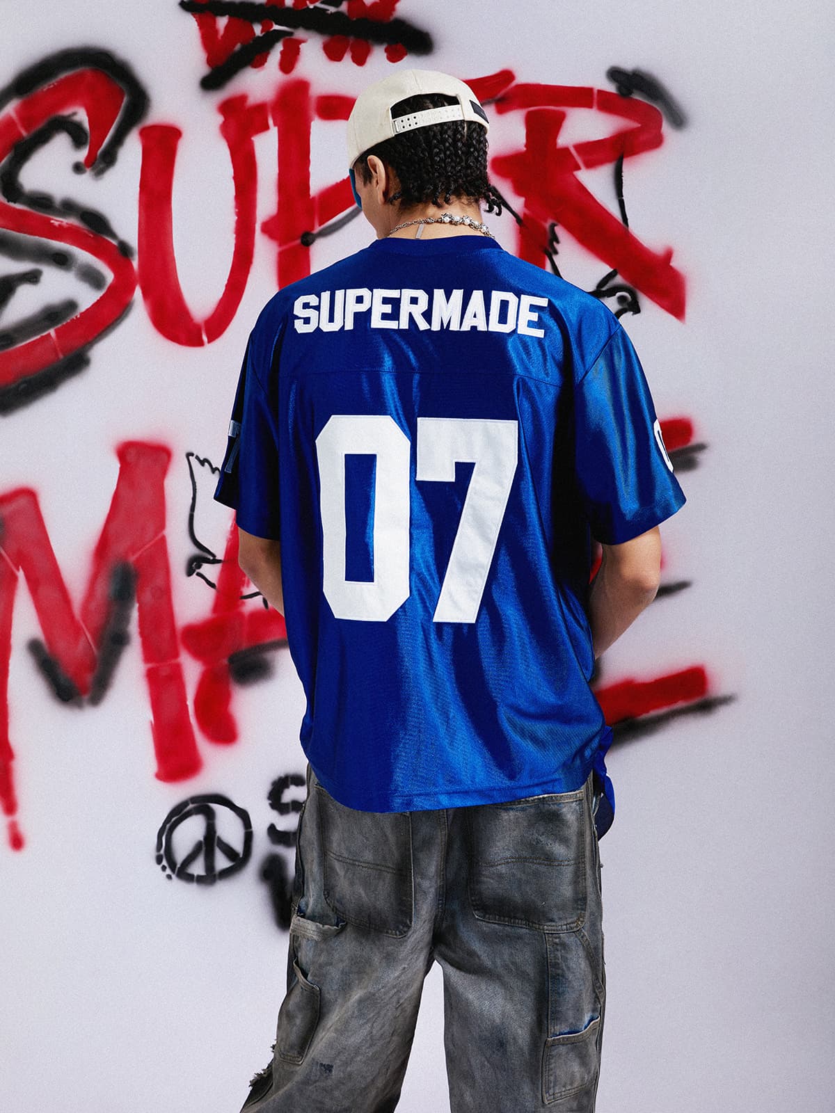 Jersey Loose Satin Stitching Sports T-Shirt