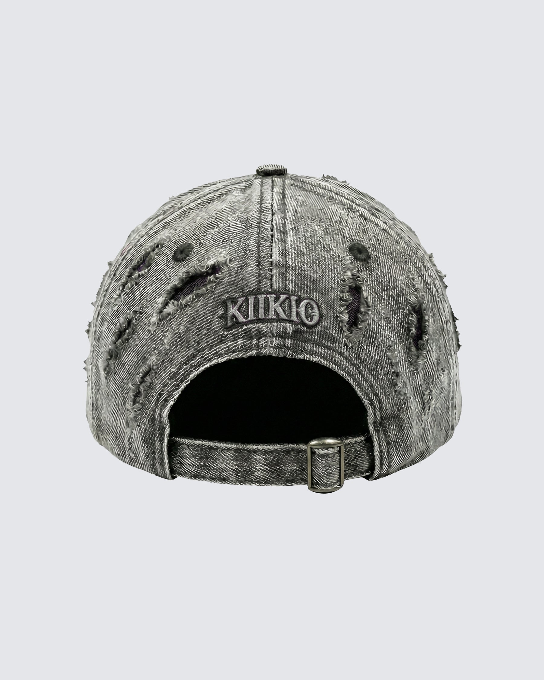 Post-Apocalyptic Flame Metal Denim Cap