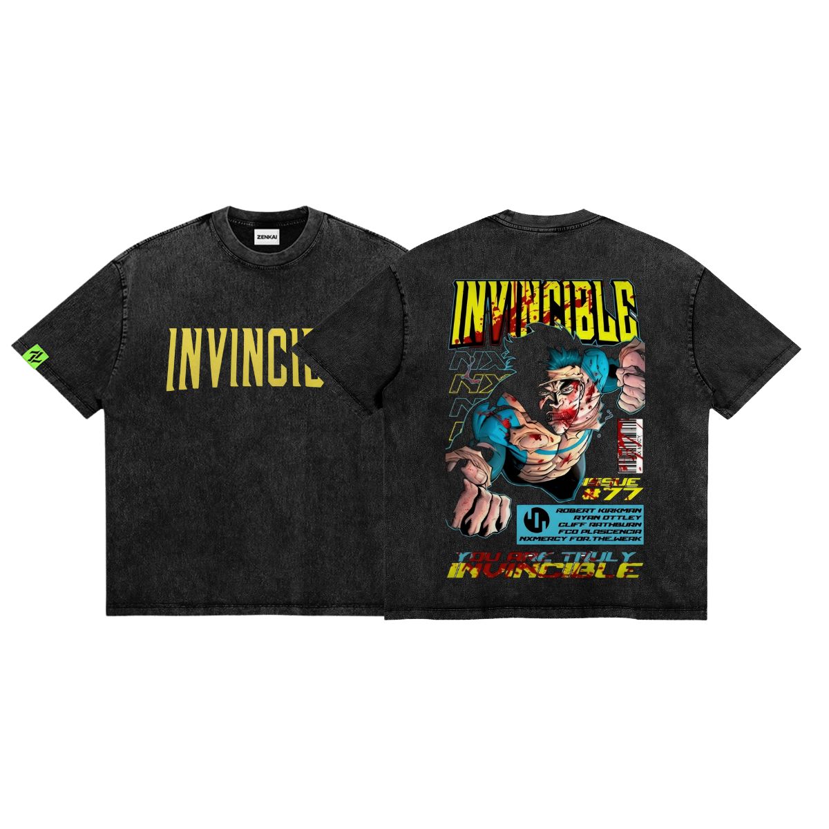 Issue #77: Battle-Worn Tee