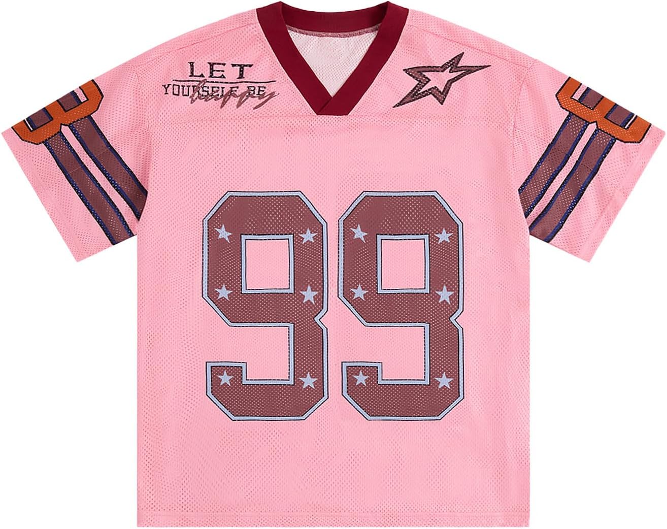 Oversized V Neck Jersey Shirt