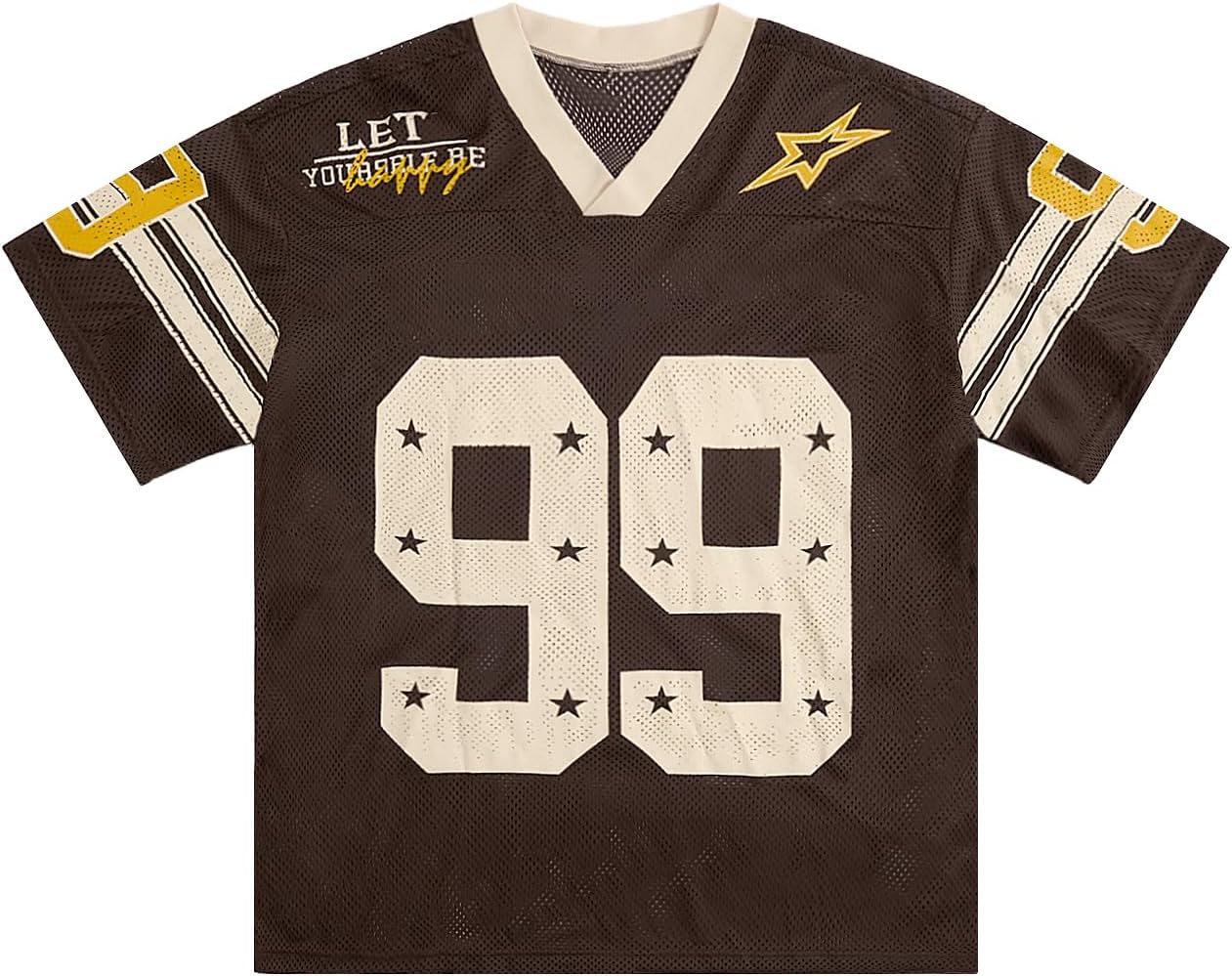 Oversized V Neck Jersey Shirt