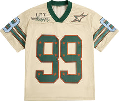 Oversized V Neck Jersey Shirt