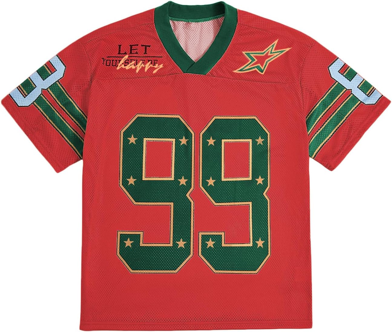 Oversized V Neck Jersey Shirt
