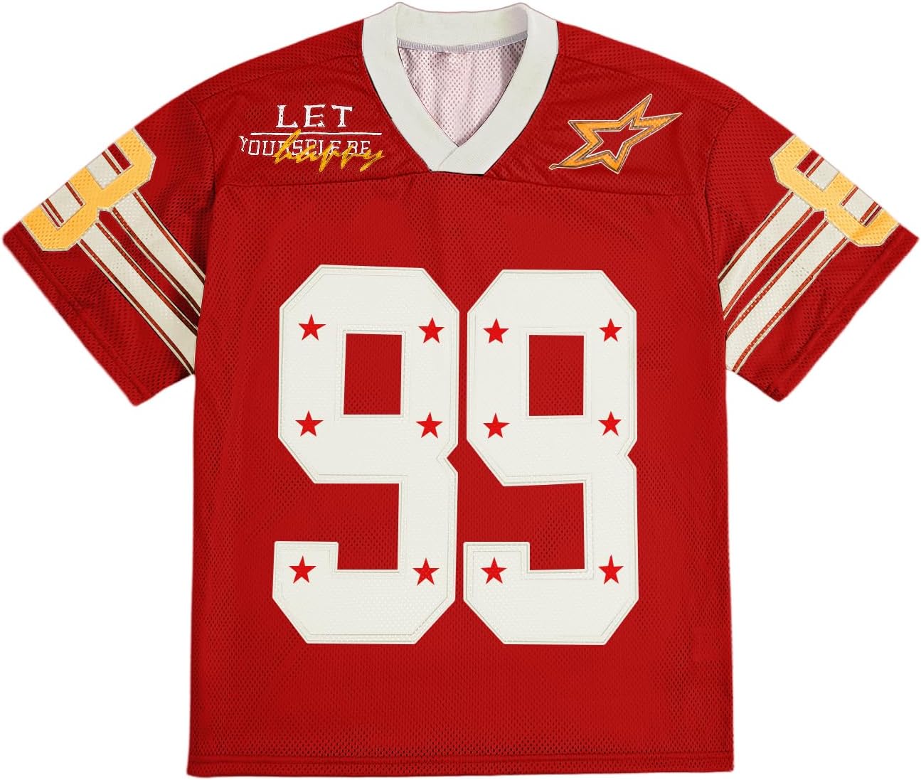 Oversized V Neck Jersey Shirt