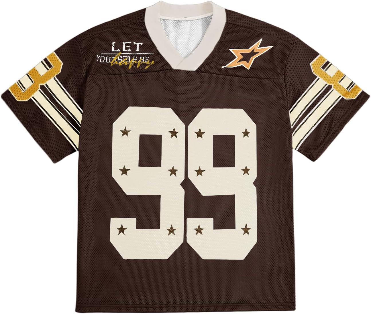 Oversized V Neck Jersey Shirt