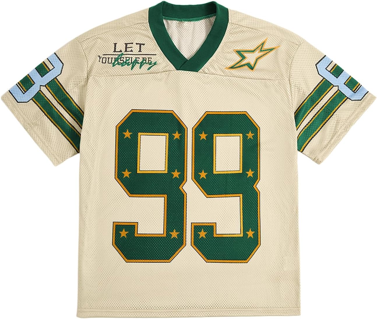 Oversized V Neck Jersey Shirt