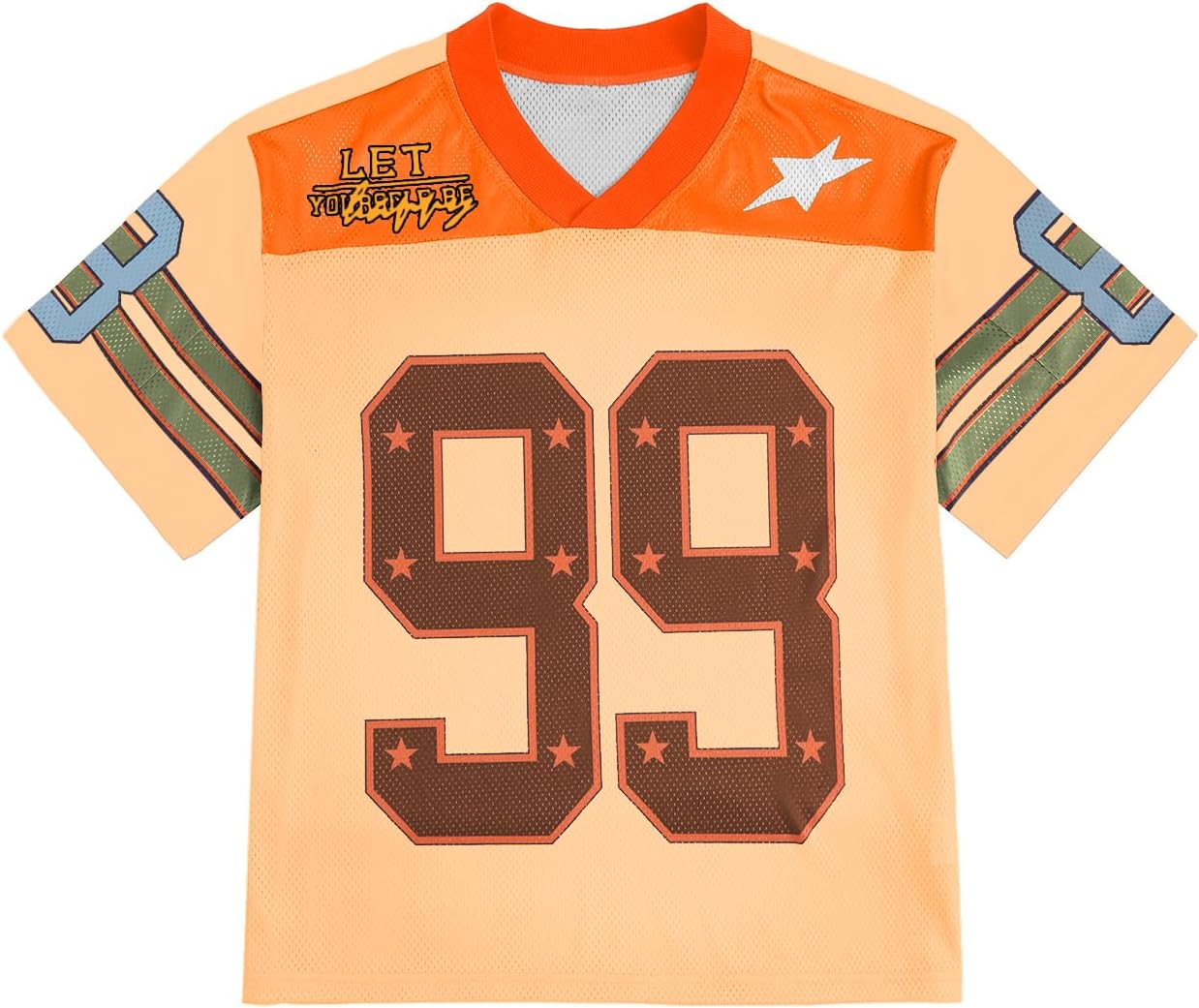Oversized V Neck Jersey Shirt