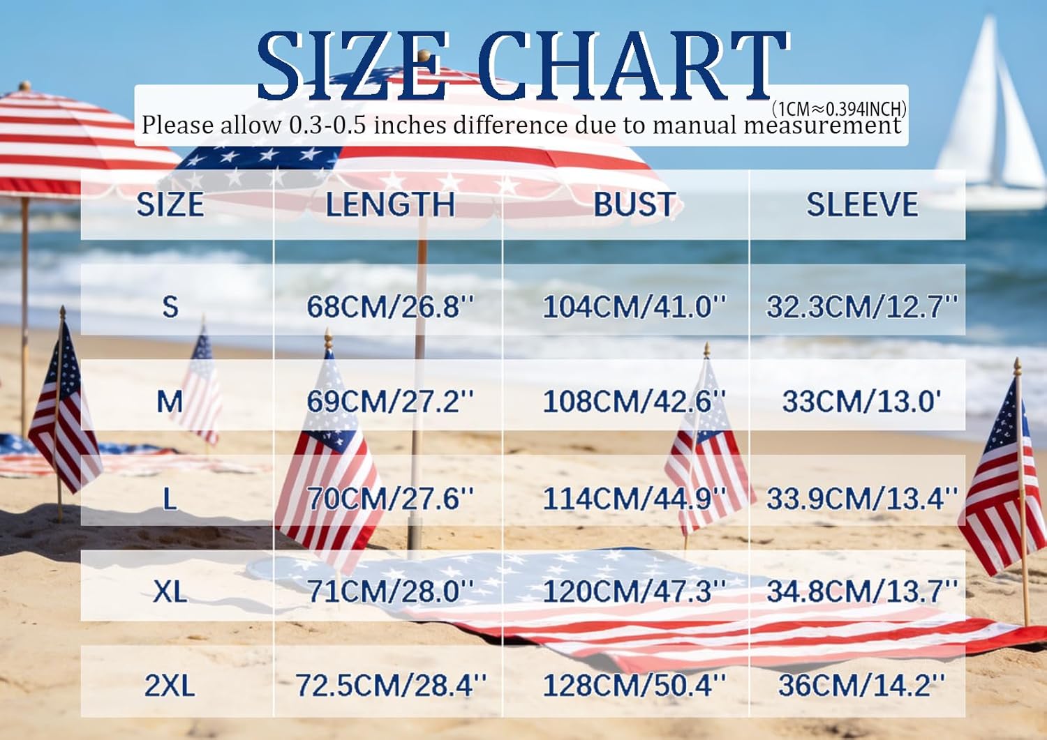 Women’s USA Flag Button-Down Tee