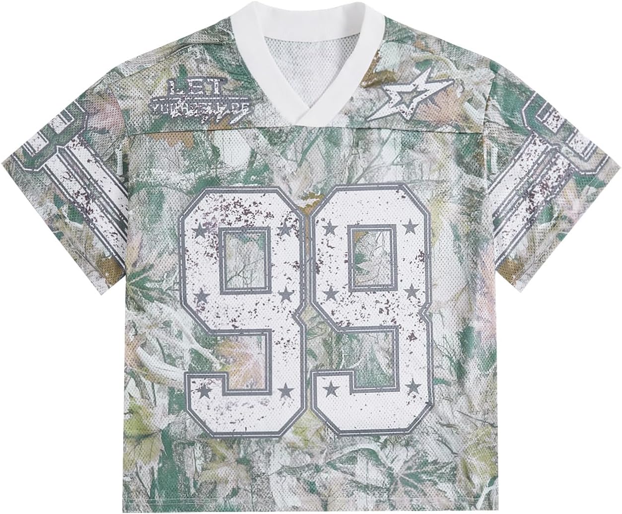 Oversized V Neck Jersey Shirt