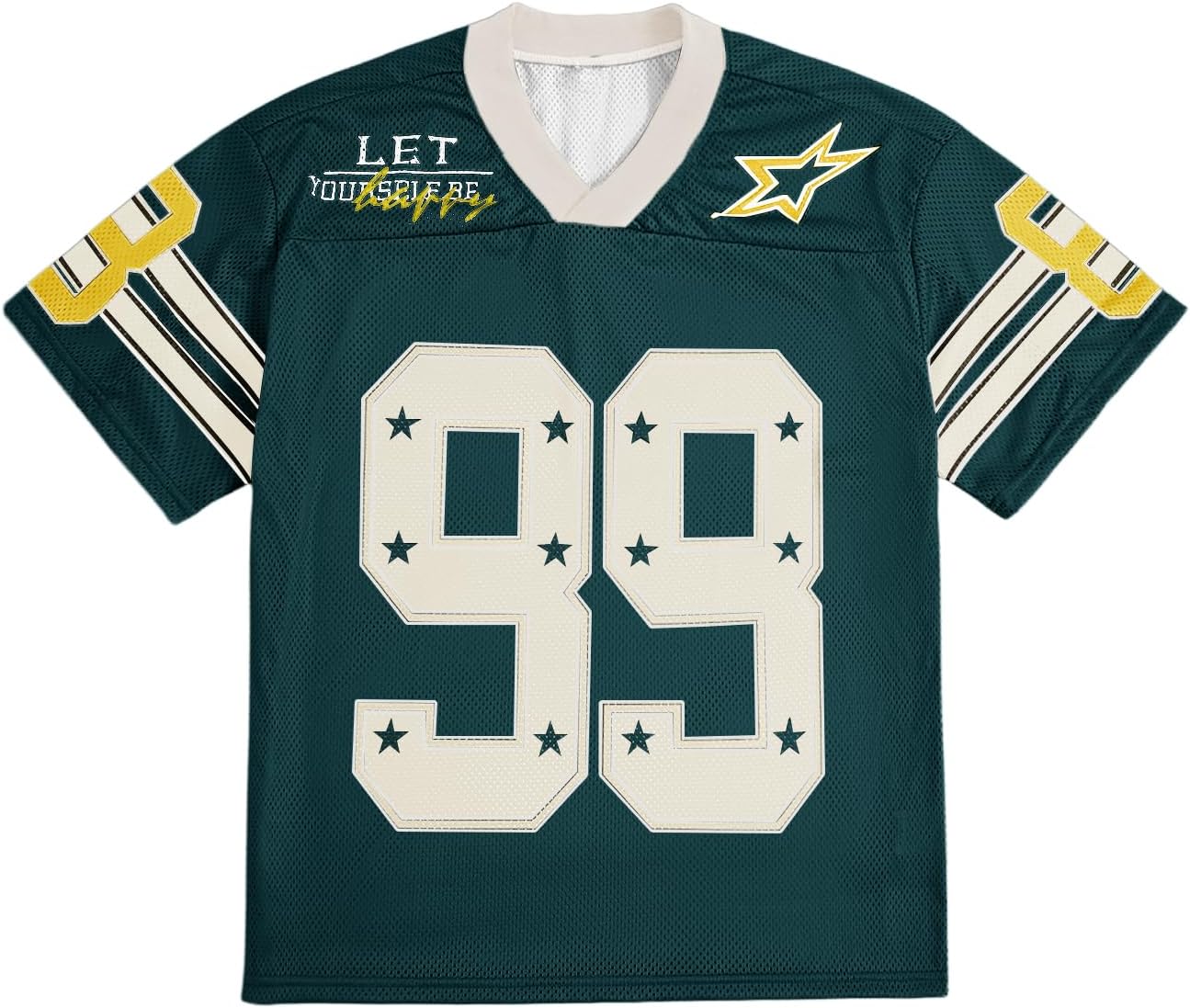 Oversized V Neck Jersey Shirt