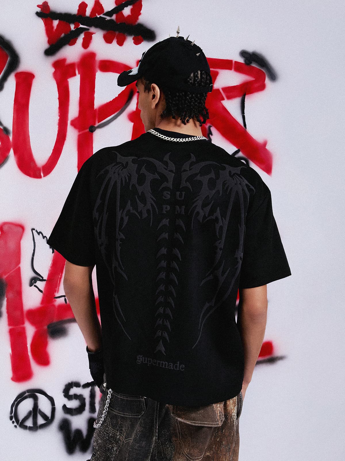 Thesupermade Skeleton Vintage T-shirt - 1642