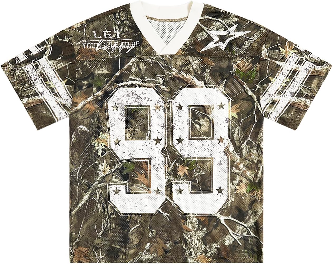 Oversized V Neck Jersey Shirt