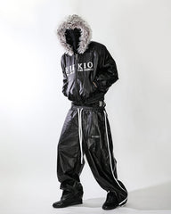 KIIKIO Gloss Embroidered Boxy Jacket