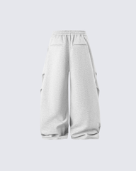 Oversized Stack-Leg Sweatpants