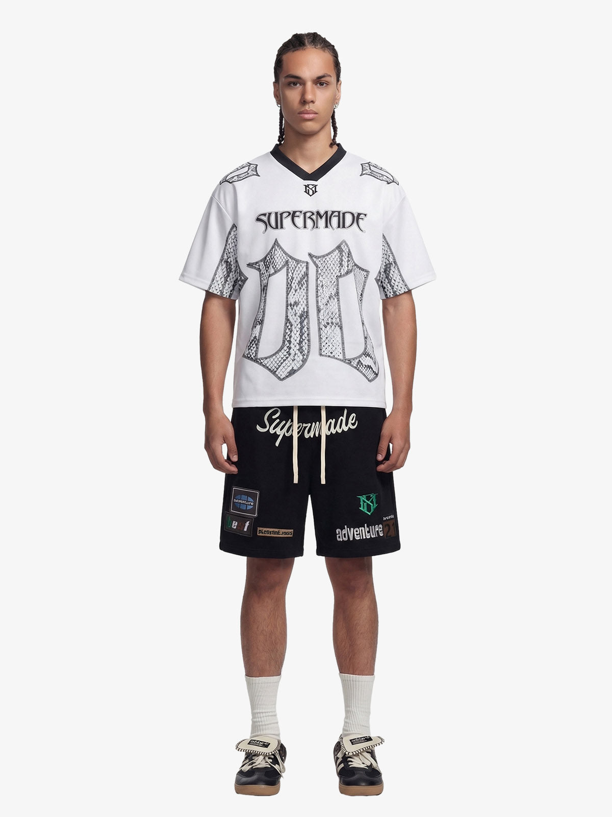 Jersey Style Snake Print T-Shirt