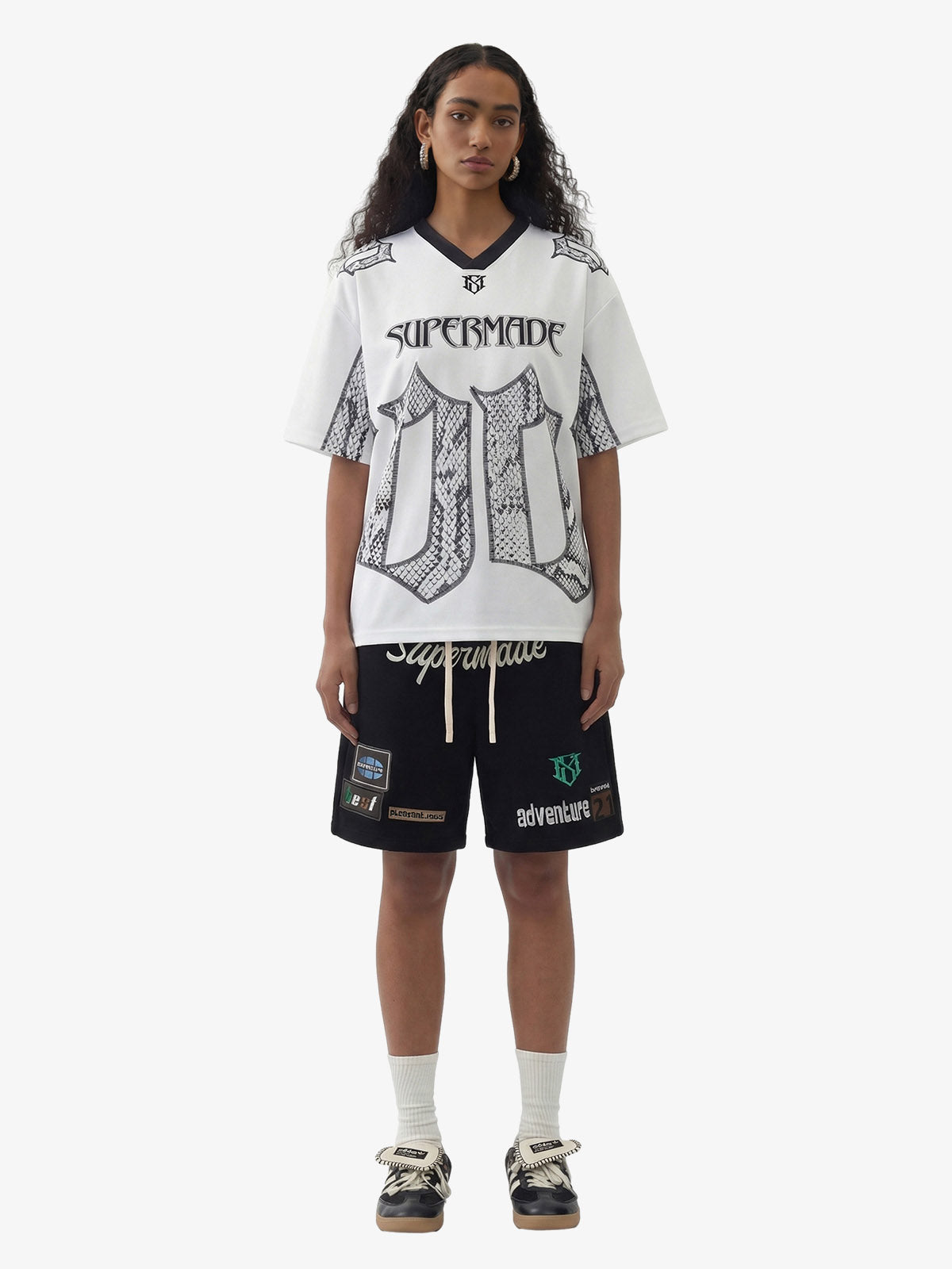 Jersey Style Snake Print T-Shirt