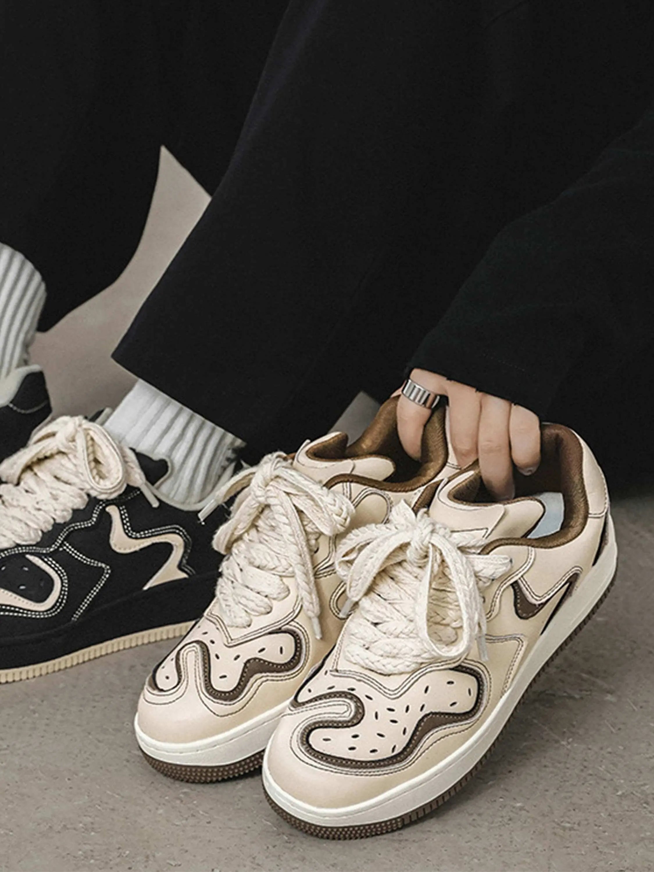 High Street Skateboard Couple Shoes