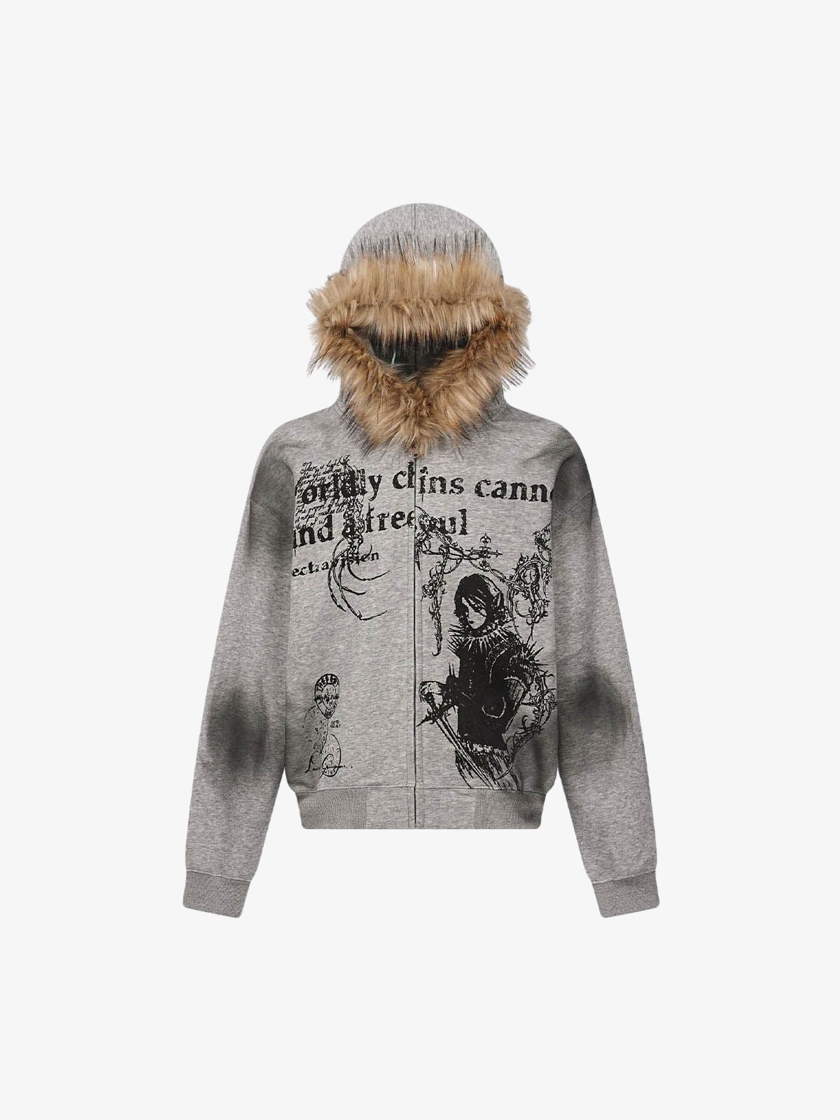 Mortemartt Graphic Hooded Jacket