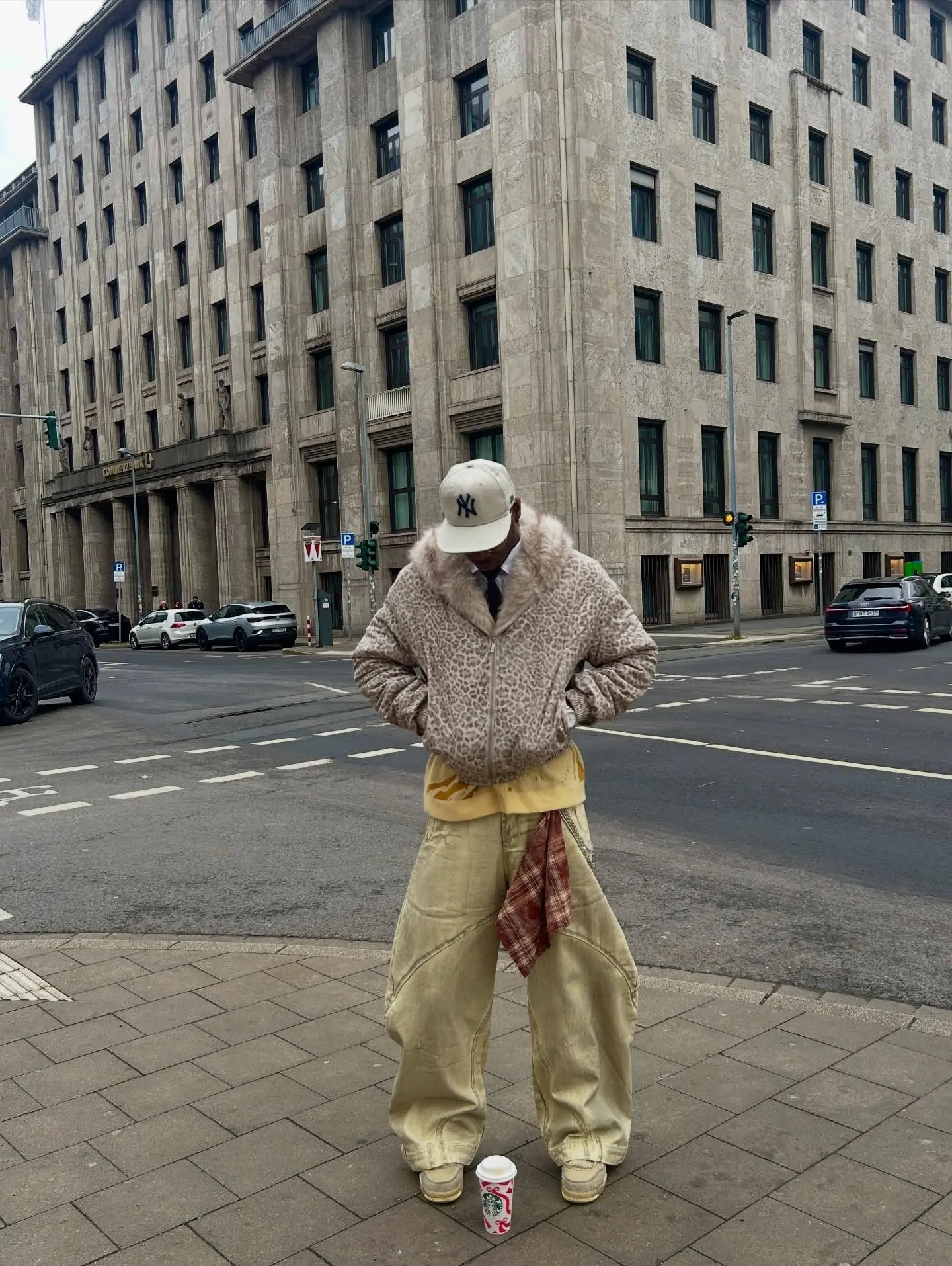 Cotton Cheetah Print Mink Fur Hooded Jacket
